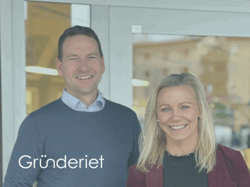 Bilde av Daglig leder Benedicte og forretningsutvikler Lars fra Gründeriet