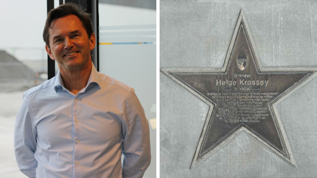Sandefjords gründerstjerne Helge Krossøy