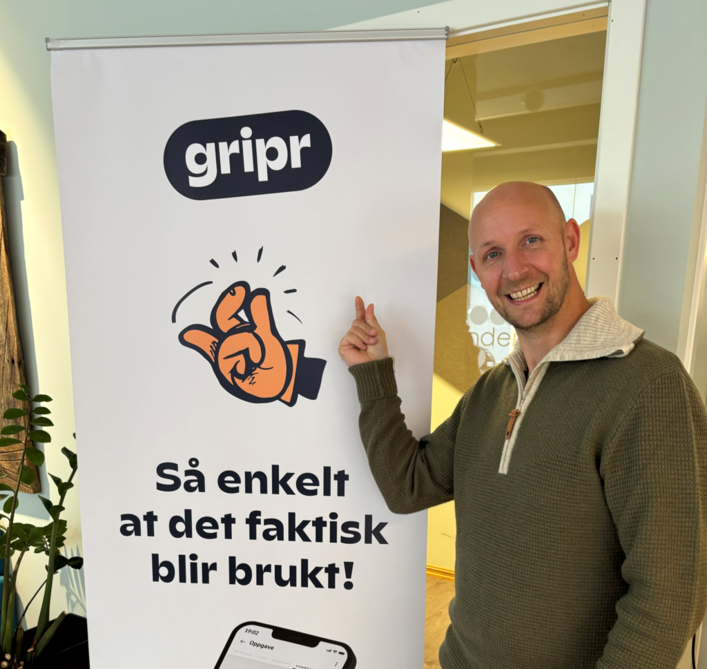 Kim Andrè sitt selskap Gripr gjør bedrifter mer lønnsomme og ansatte mer fornøyde!